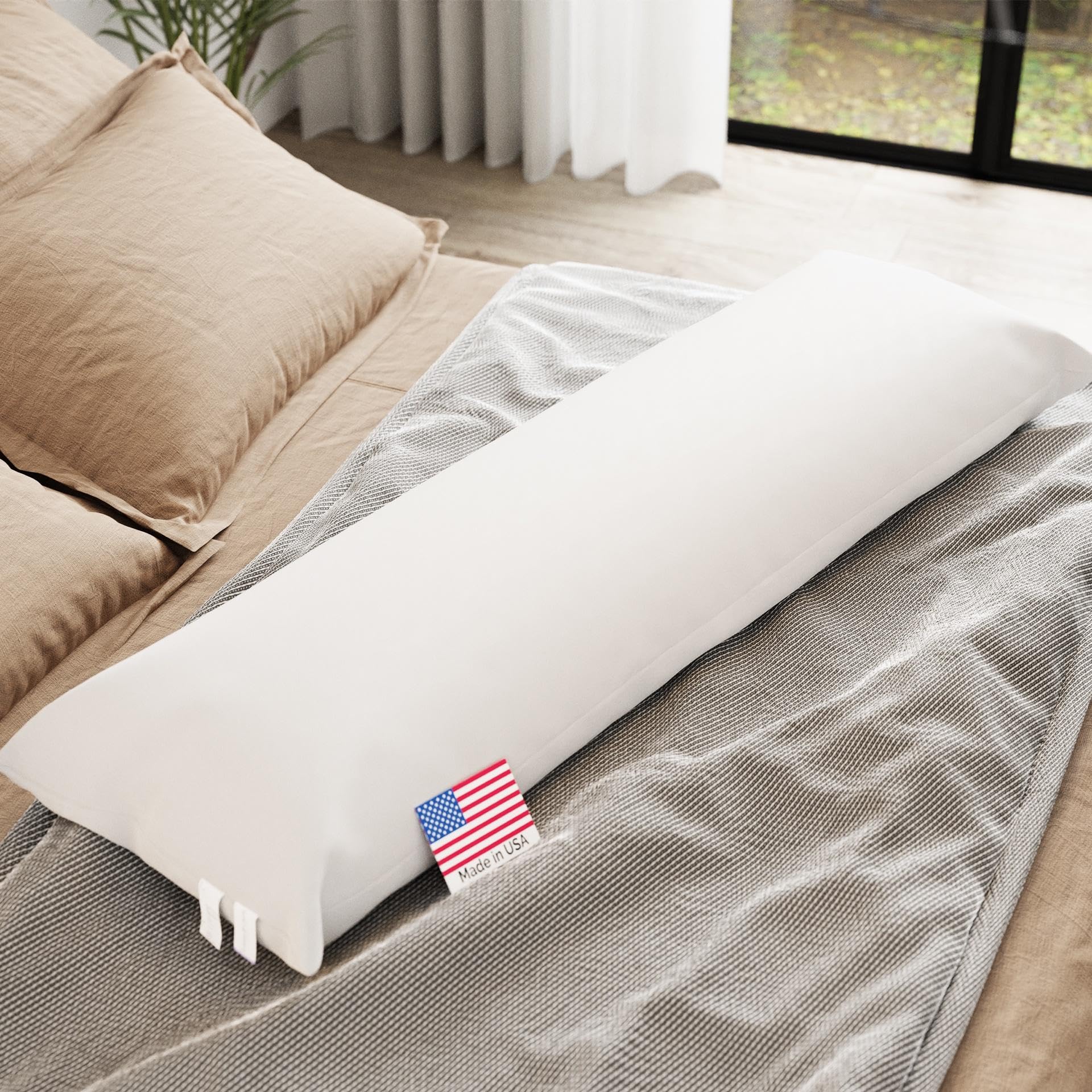 Looms & Linens An American Dream 60 Inch Body Pillow Insert With Hypoallergenic Filling Made In Usa Dakimakura Pillow Insert - S